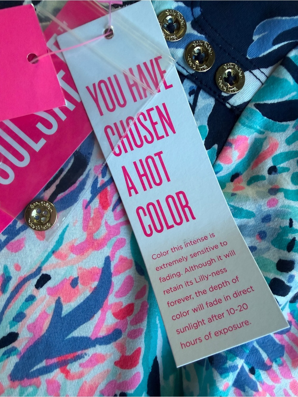 Lilly Pulitzer UPF50+ Sophie Dress with Bright Floral Print - Picture 8 of 11